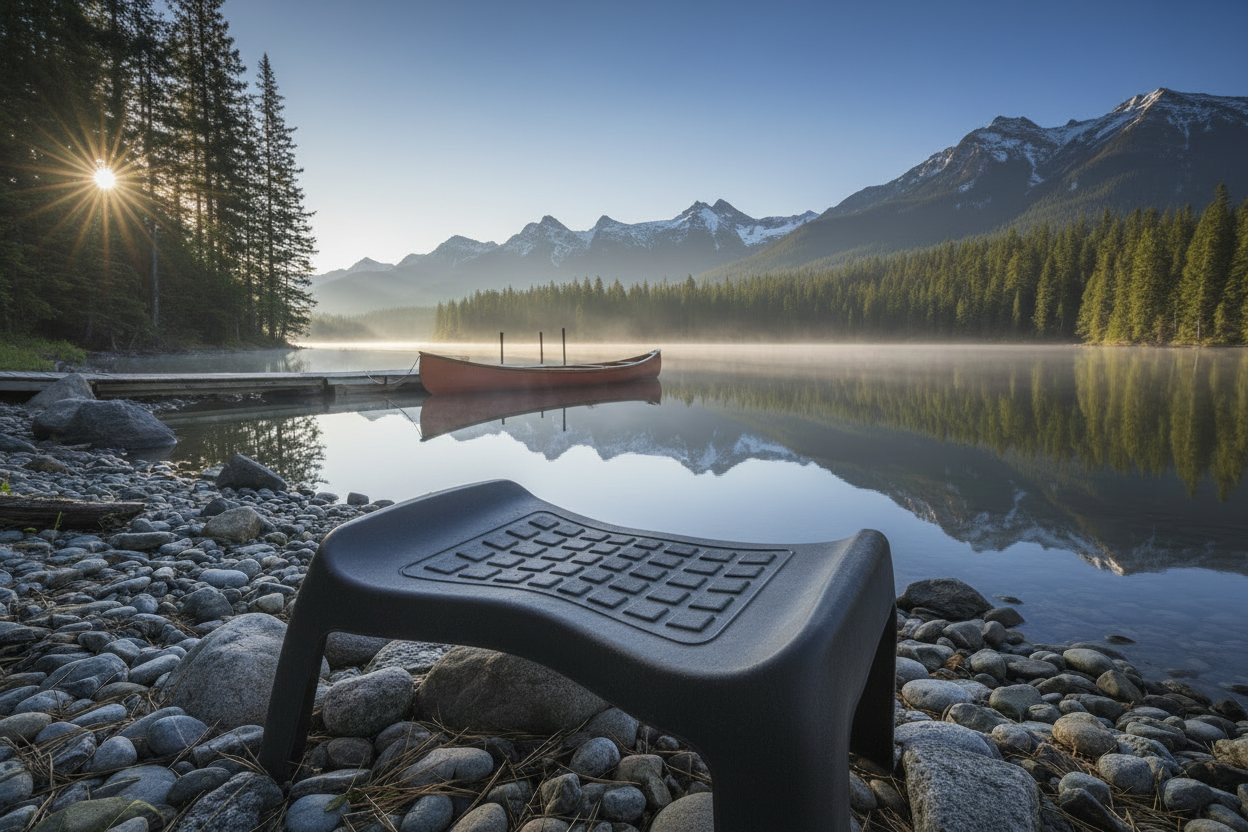 Can you make the boat and seat in the color black and look more rubber material like