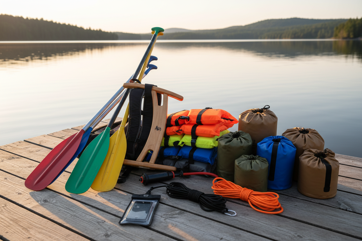 Tilbehør til kano